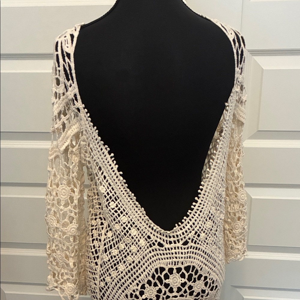 Crochet Deep V Back.  A must for summers pool parties & festivals!